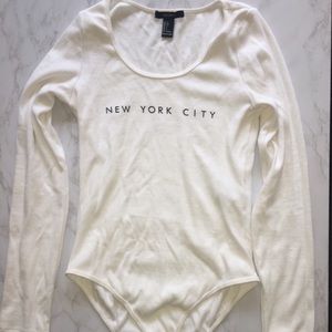 Long sleeve body suit